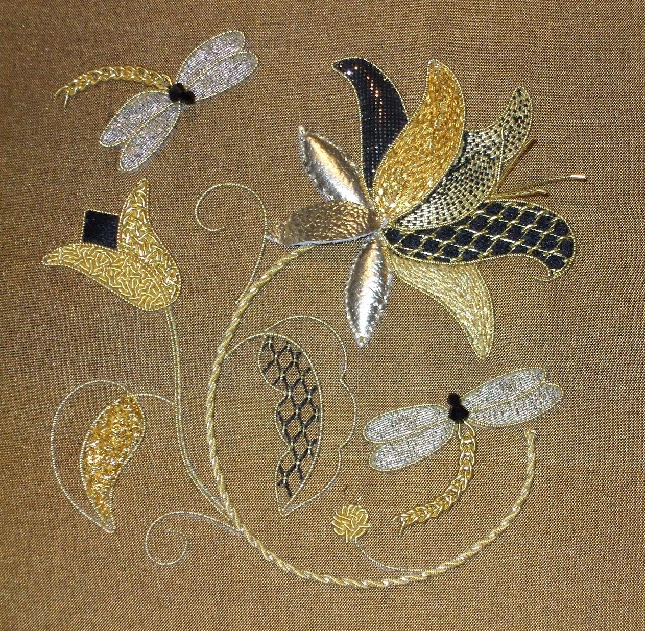 Golden Jet Alison Cole Embroidery