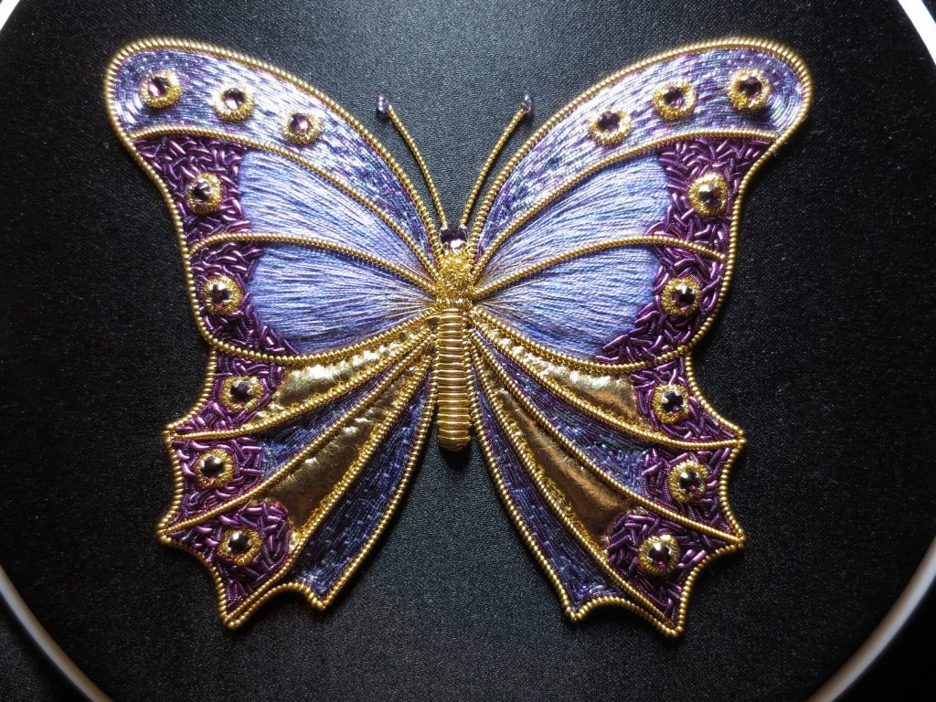 Lavender Sparkle Butterfly