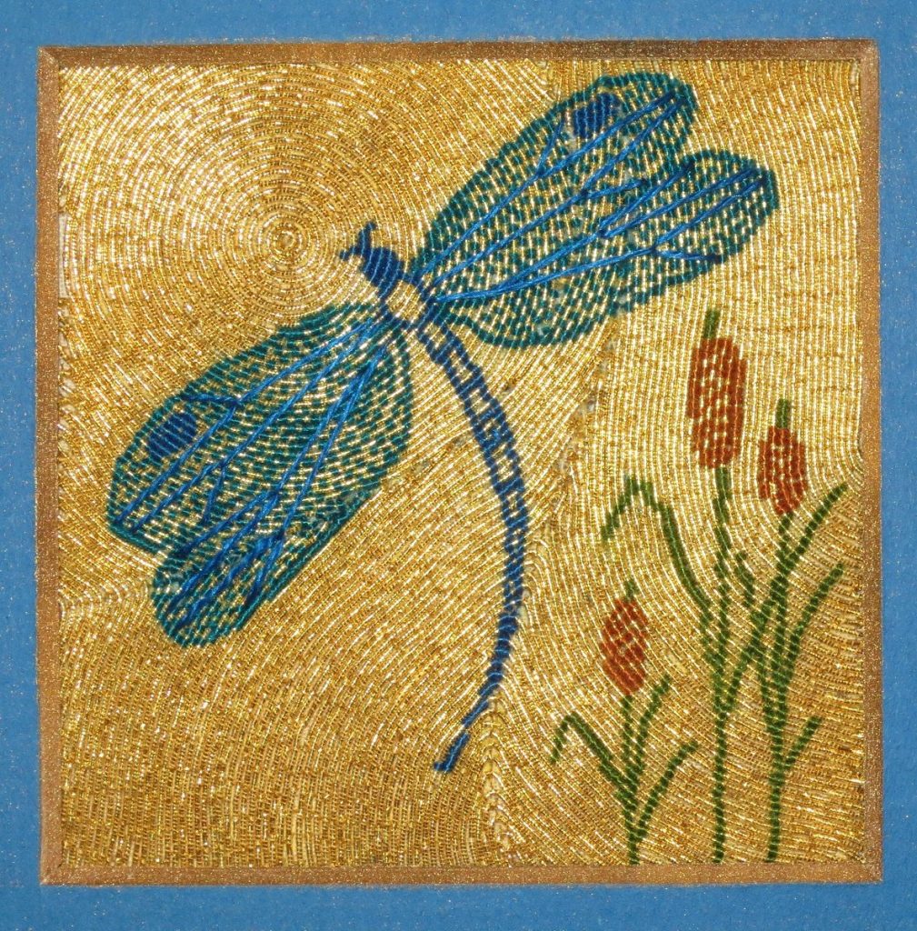 Or Nue Dragonfly Alison Cole Embroidery