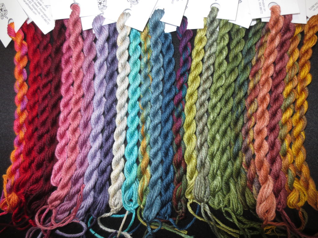 Sage #150 Gloriana Hand  dyed silk thread