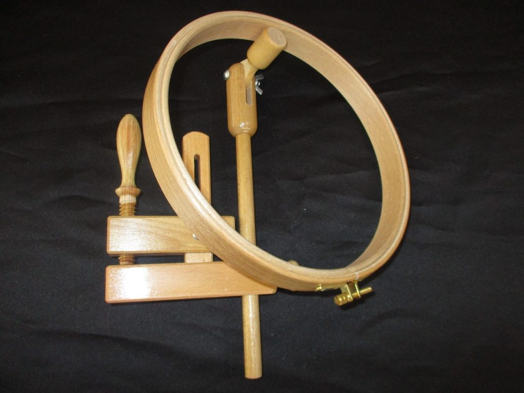 Table clamp embroidery hoop  alison cole embroidery